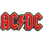 AC/DC Standard Patch: Cut Out 3D Logo