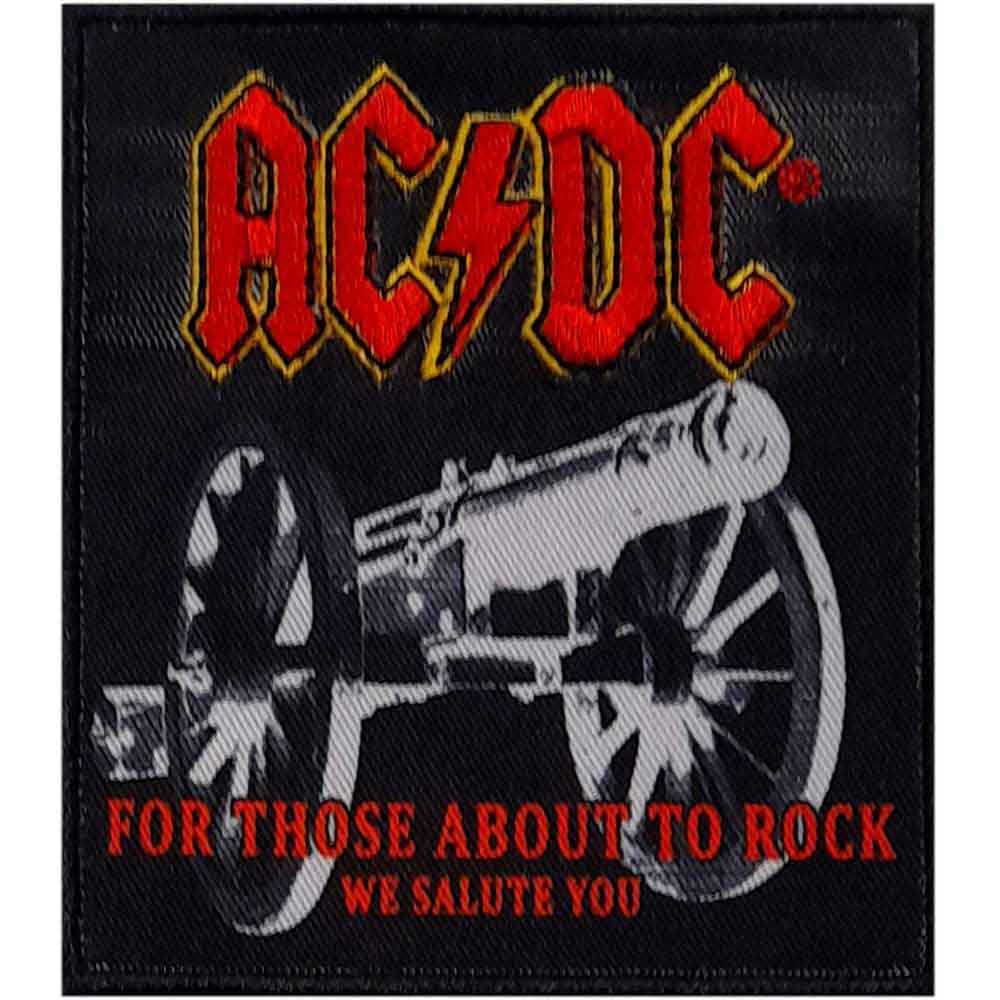 ACDCPAT12 AC/DC Standard Patch: Canon Woven Logo - Image 1