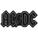 AC/DC Standard Patch: Black Logo