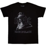 AC/DC Unisex T-Shirt: Back In Black Bell (Black)