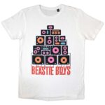 Beastie Boys Unisex T-Shirt: Tape (White)