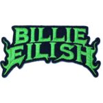 Billie Eilish Standard Patch: Flame Green (Green)