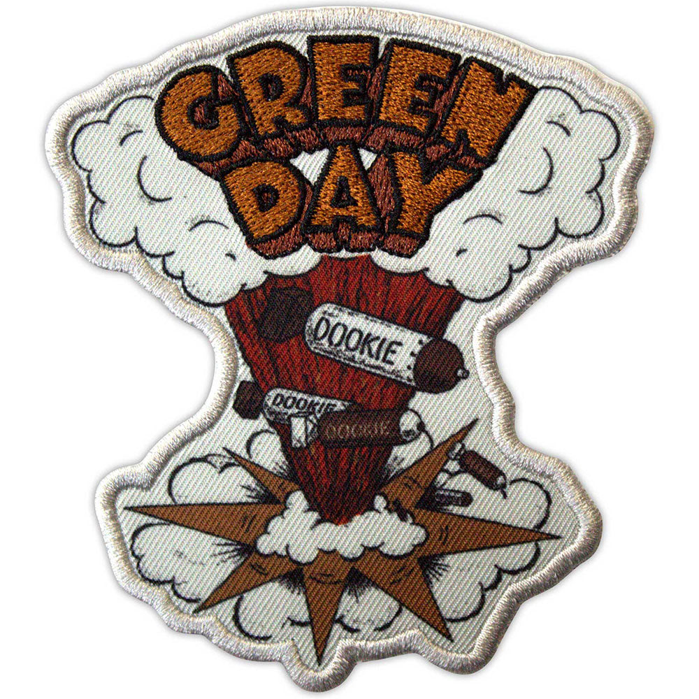 GDPAT11 Green Day Standard Patch: Dookie Bombs - Image 1
