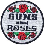 Guns N' Roses Circular Standard Patch: Roses