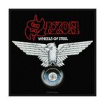 Saxon Standard Patch: Wheels of Steel