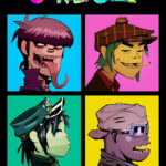 Gorillaz - Demon Days - A3 Poster
