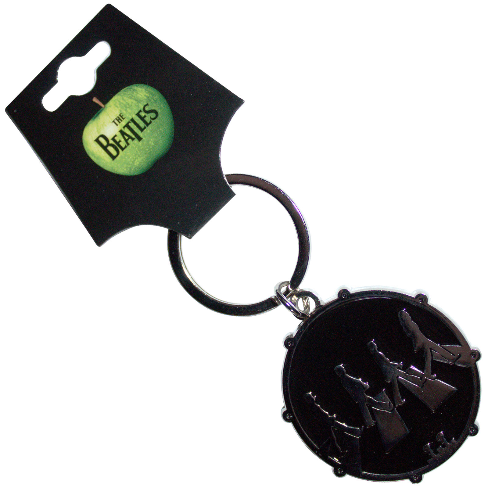 BKC015.jpg The Beatles Keychain: Abbey Road Crossing Chrome - Image 1