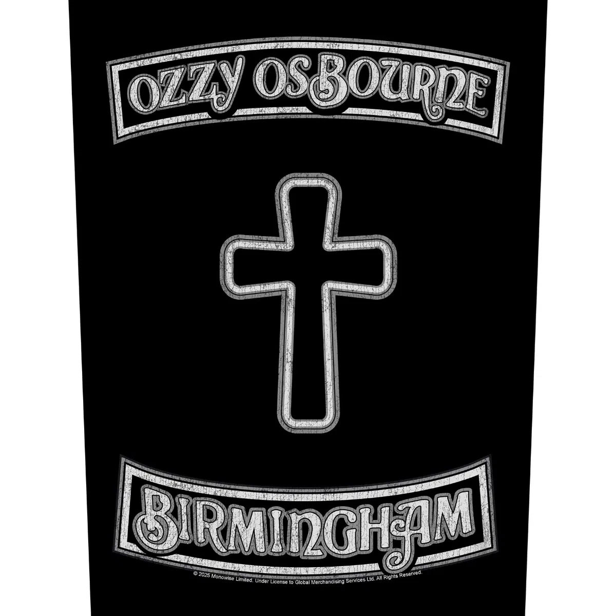 BP1343.jpg Ozzy Osbourne Back Patch: Birmingham - Image 1