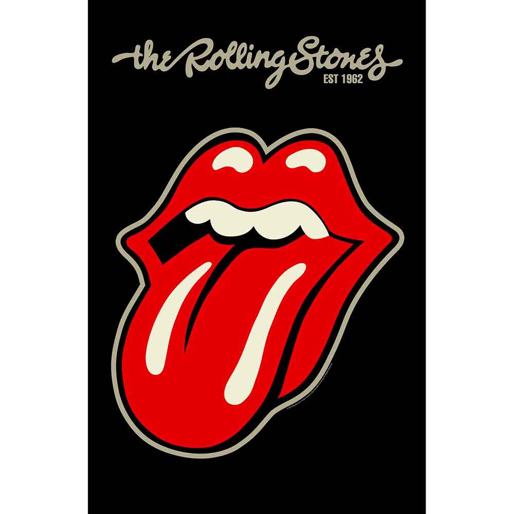 TP255.jpg The Rolling Stones Textile Poster: Tongue - Image 1