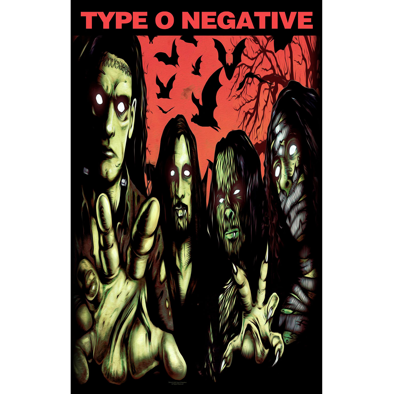 TP372.jpg Type O Negative Textile Poster: Halloween - Image 1