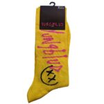 Yungblud Unisex Ankle Socks: VIP (Yellow) (UK Size 7 - 11) - Image 2