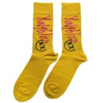 Yungblud Unisex Ankle Socks: VIP (Yellow) (UK Size 7 - 11) - Image 3